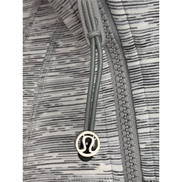 Lululemon Define Jacket Size 4 S EUC 6493 Full Zip Athletic Space Grey White - Picture 6 of 12